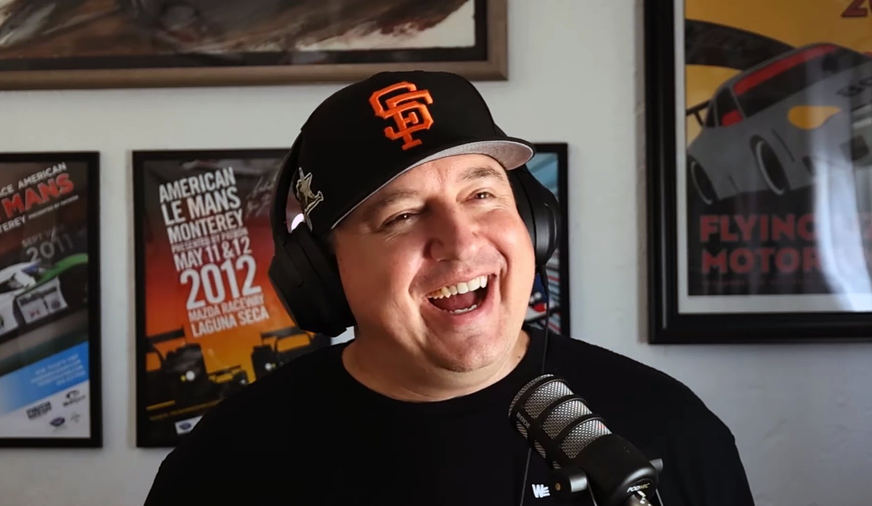 Nick Engvall recording the Cars and Kicks show