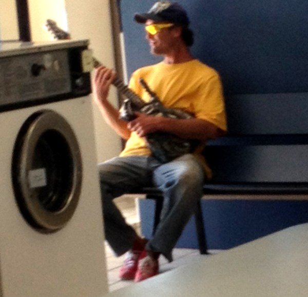 Laundromat rockstar.