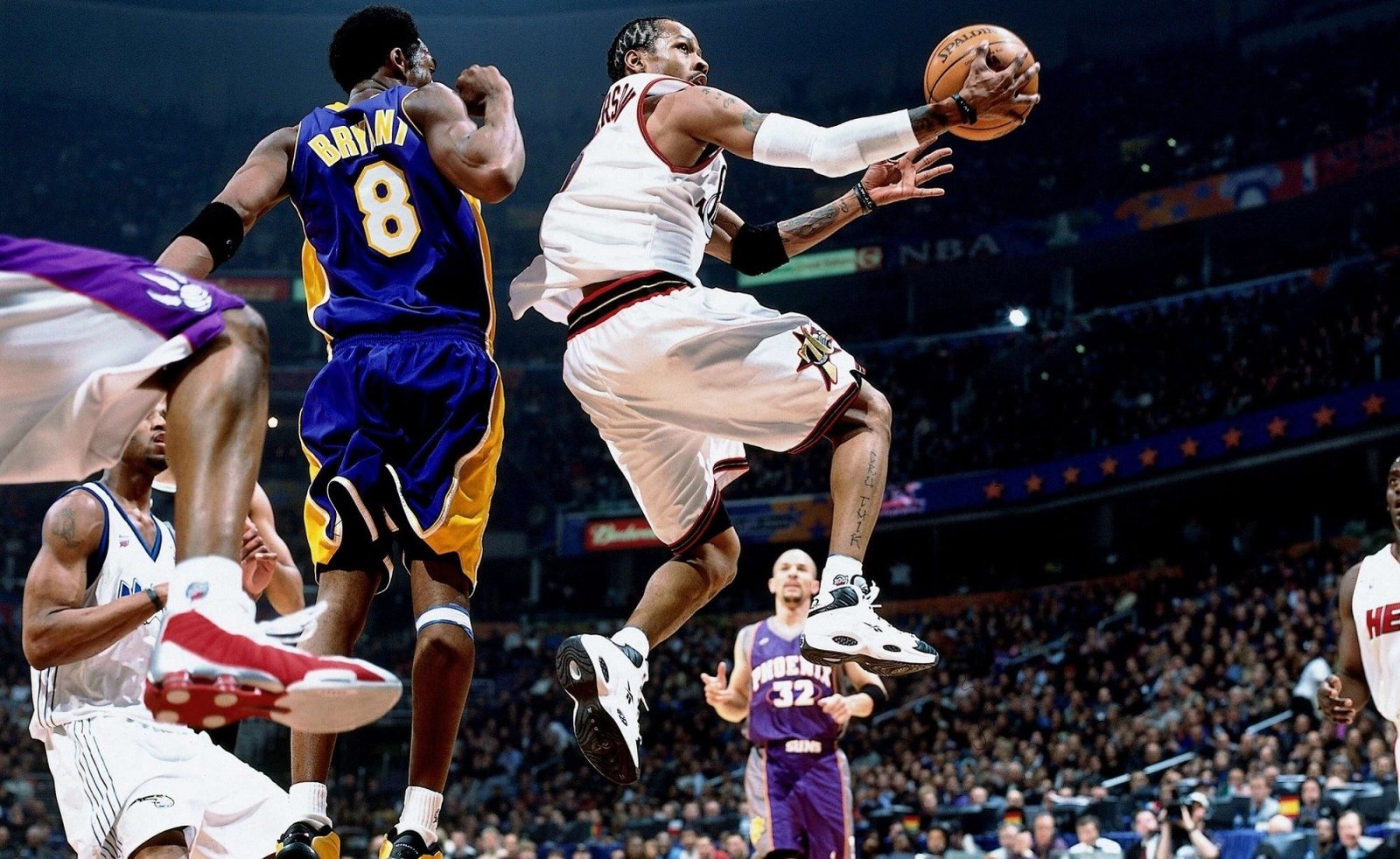 Allen Iverson in the Reebok Question for the 2001 NBA All-Star Game (photo via NBA.com)