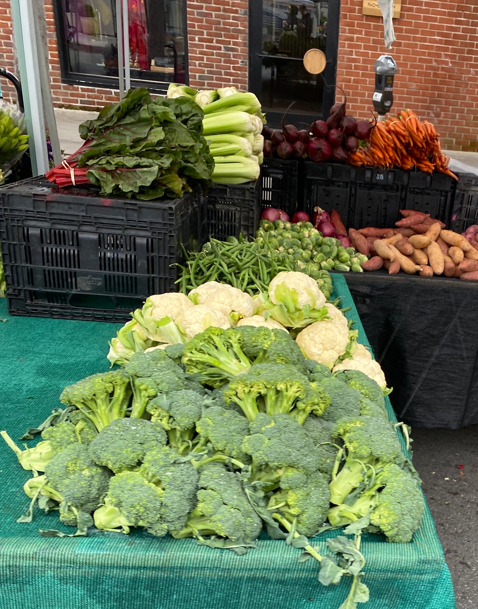 Veggies from San Luis Obispo, California.