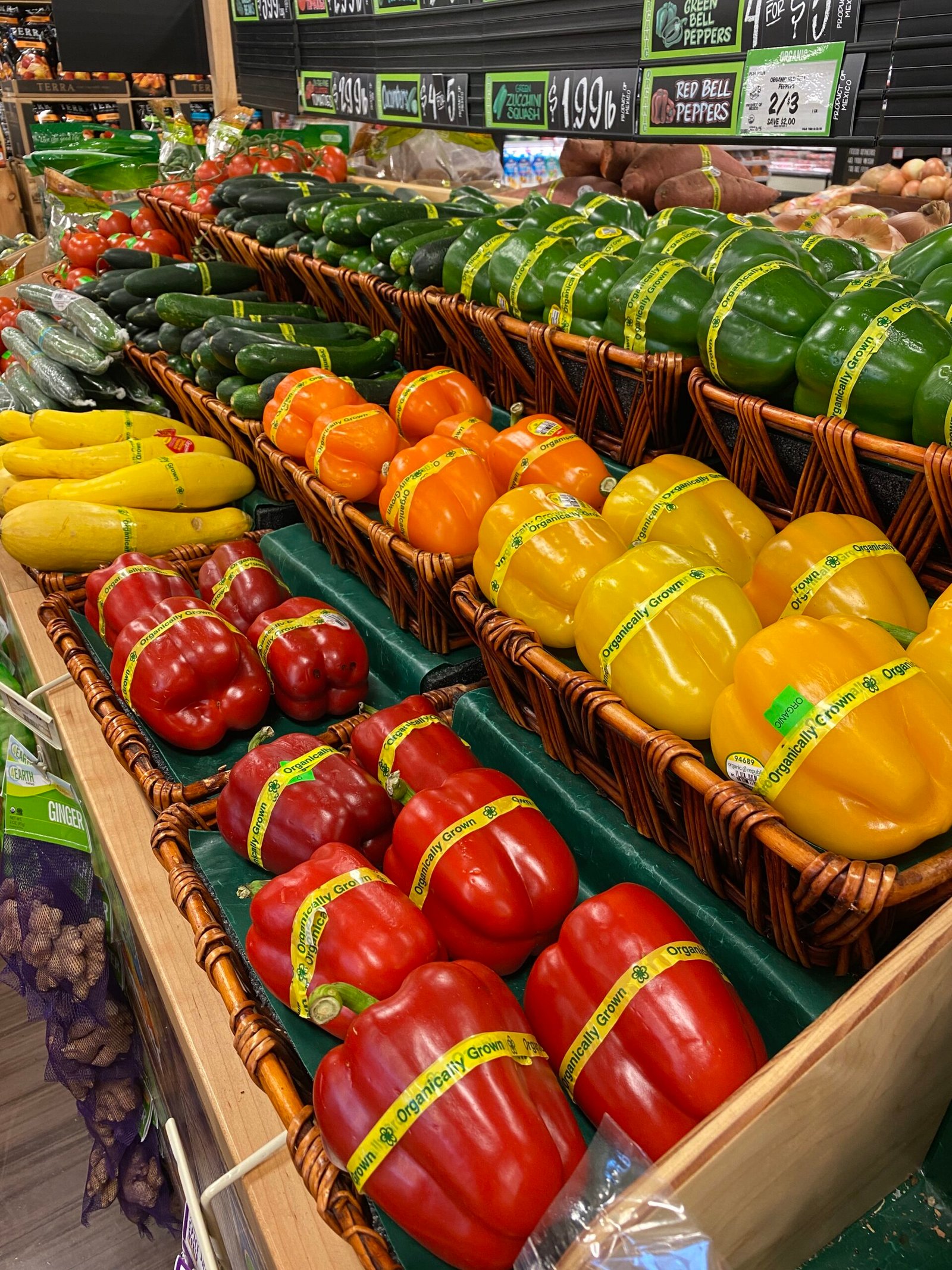 Bell Peppers from Mexico.