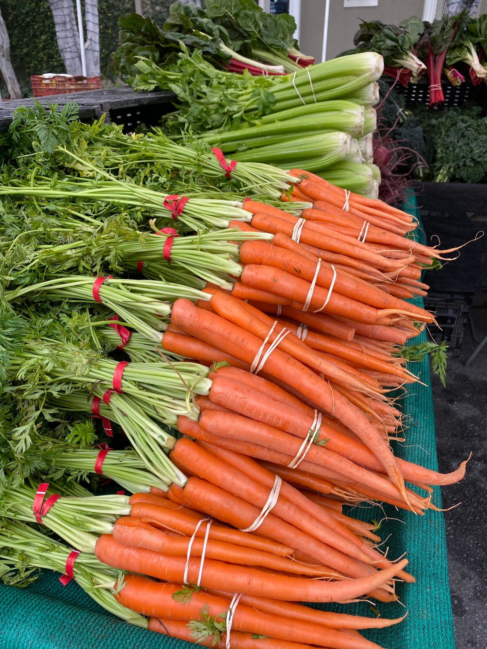 Carrots from San Luis Obispo, California.