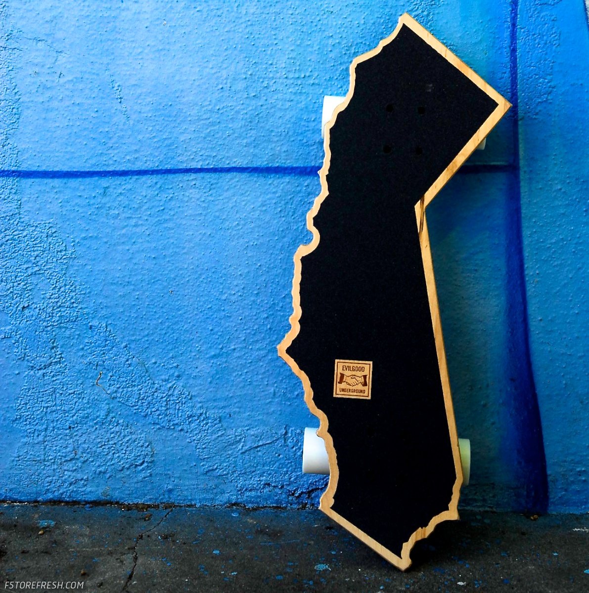 California shaped skateboard. Rad.