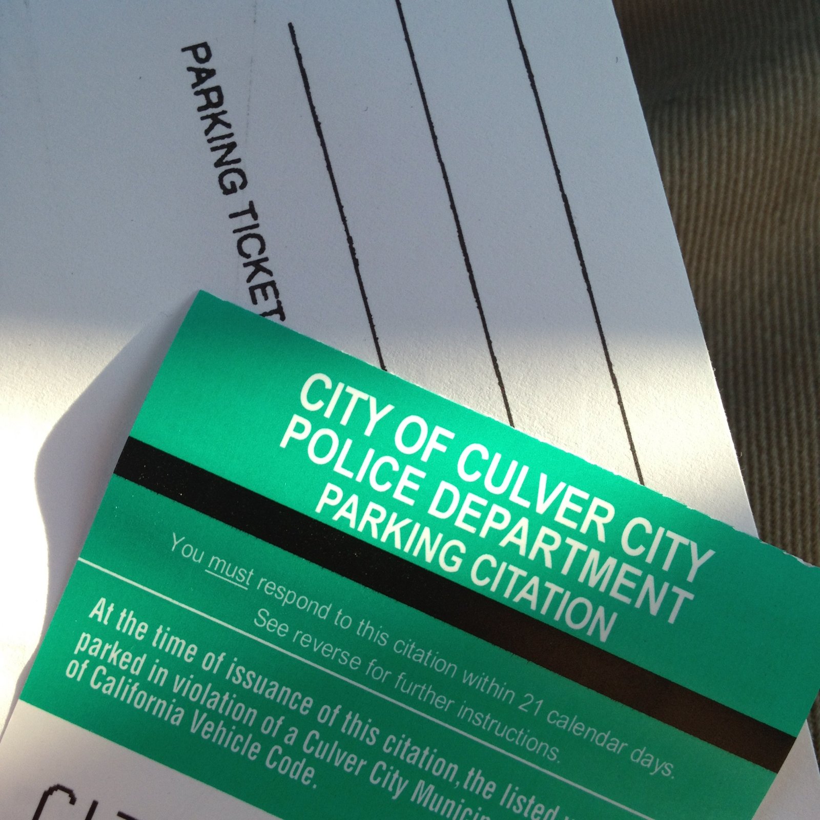 More parking challenges.
