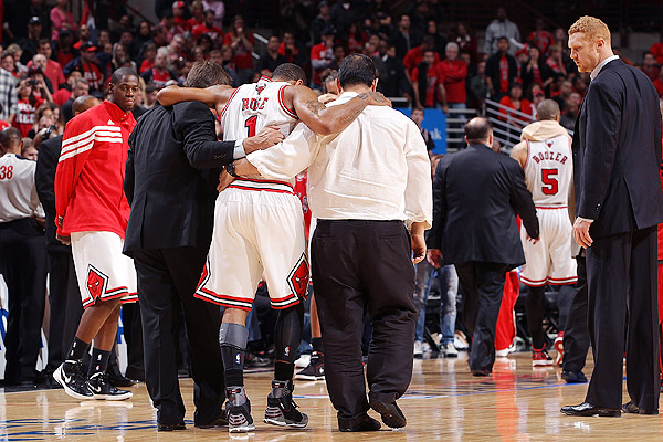 Derrick Rose's knee injury.