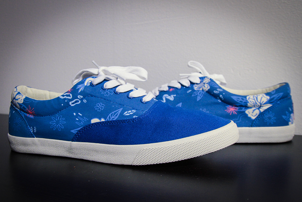 Bucketfeet Lace Up "Blue Lagoon" by Cash
