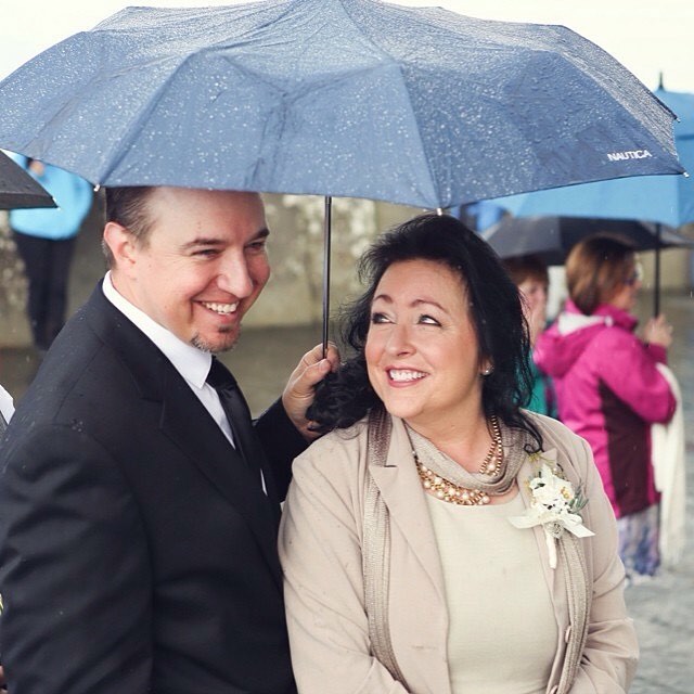 Me and my mom at my sister's wedding.