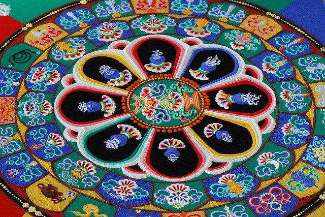 Tibetan Monks Mandala