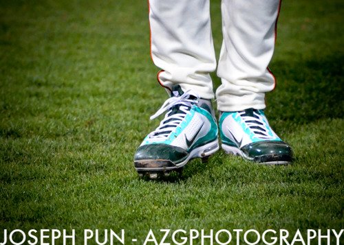 Brian Wilson's St. Patrick's Day Nike Cleats