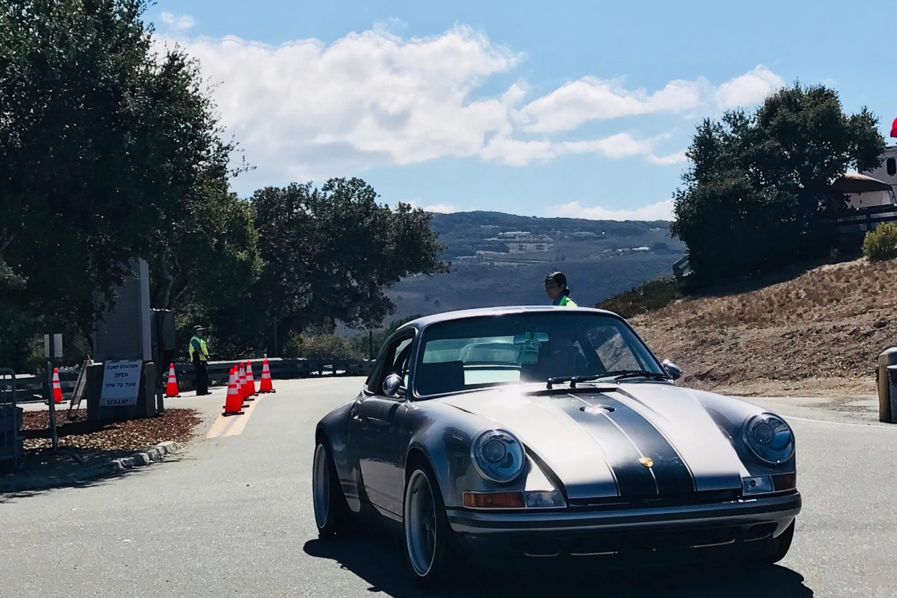 Singer Porsche at Laguna Seca Raceway