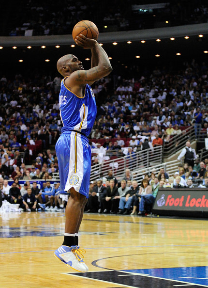 Chauncey Billups adidas TS Lightning Creator Player Exclusive "Mr. Big Shot" Denver Nuggets home colorway.
