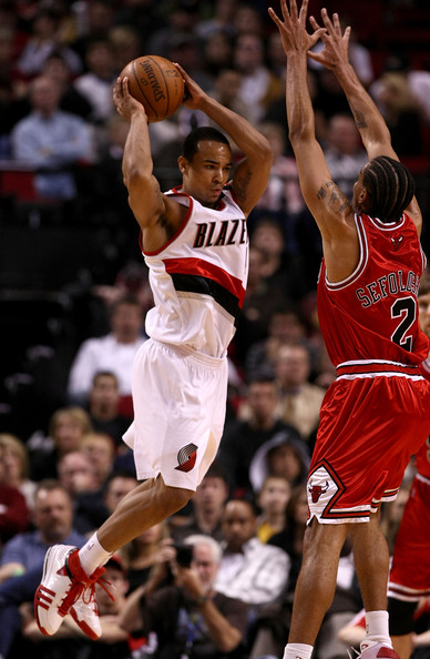 adidas Player Exclusives: Jerryd Bayless TS Creator Portland Blazers Home Colorway