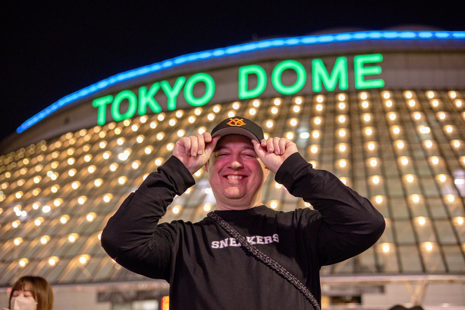 Nick Engvall at the Tokyo Dome